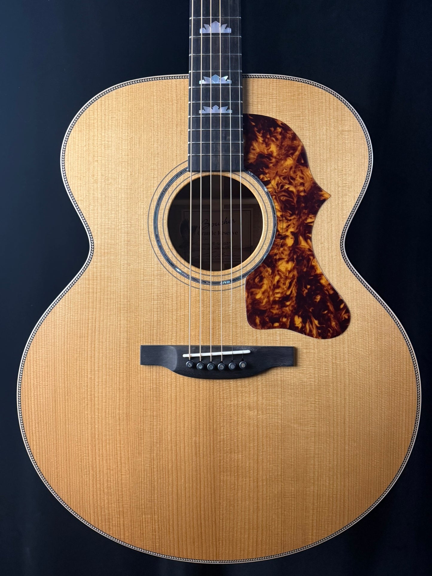 Boucher Grand Reserve Studio Goose Jumbo GR-SG-163T Torrefied Adirondack/Torrefied 5A Flamed Maple!