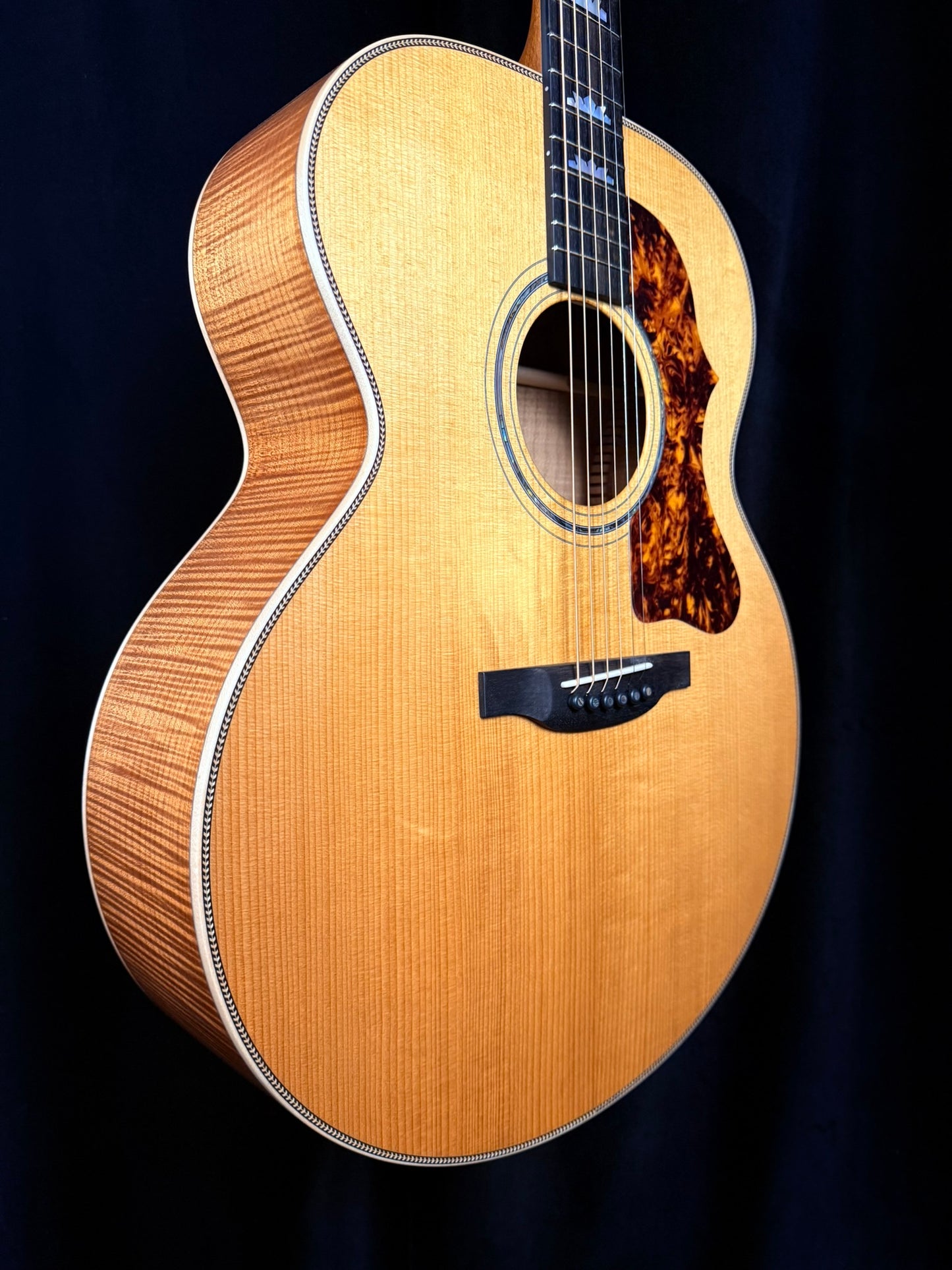 Boucher Grand Reserve Studio Goose Jumbo GR-SG-163T Torrefied Adirondack/Torrefied 5A Flamed Maple!