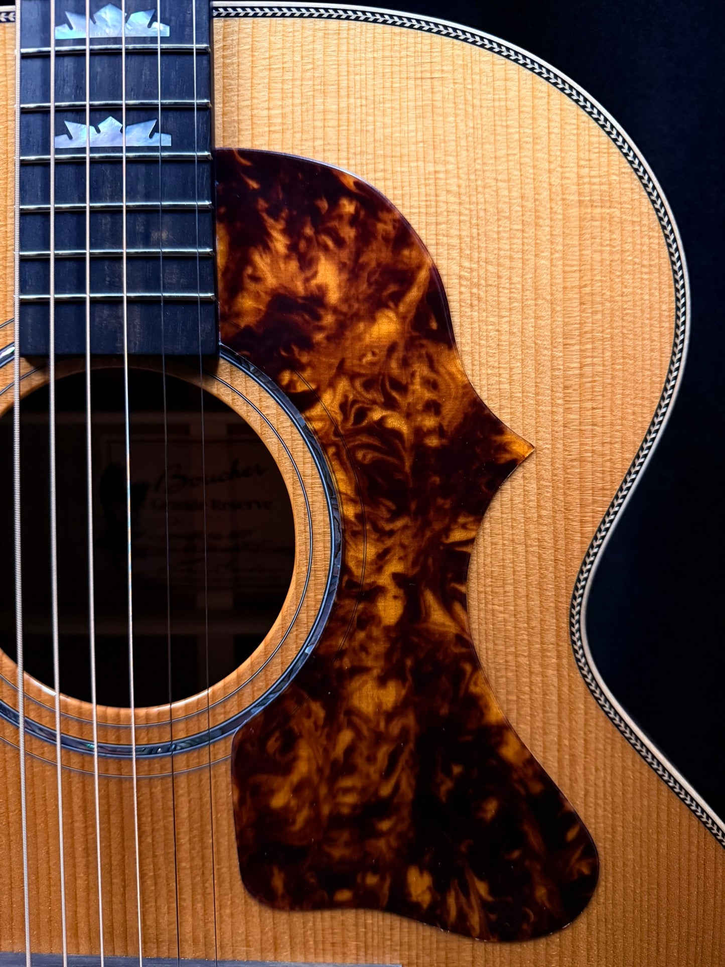 Boucher Grand Reserve Studio Goose Jumbo GR-SG-163T Torrefied Adirondack/Torrefied 5A Flamed Maple!