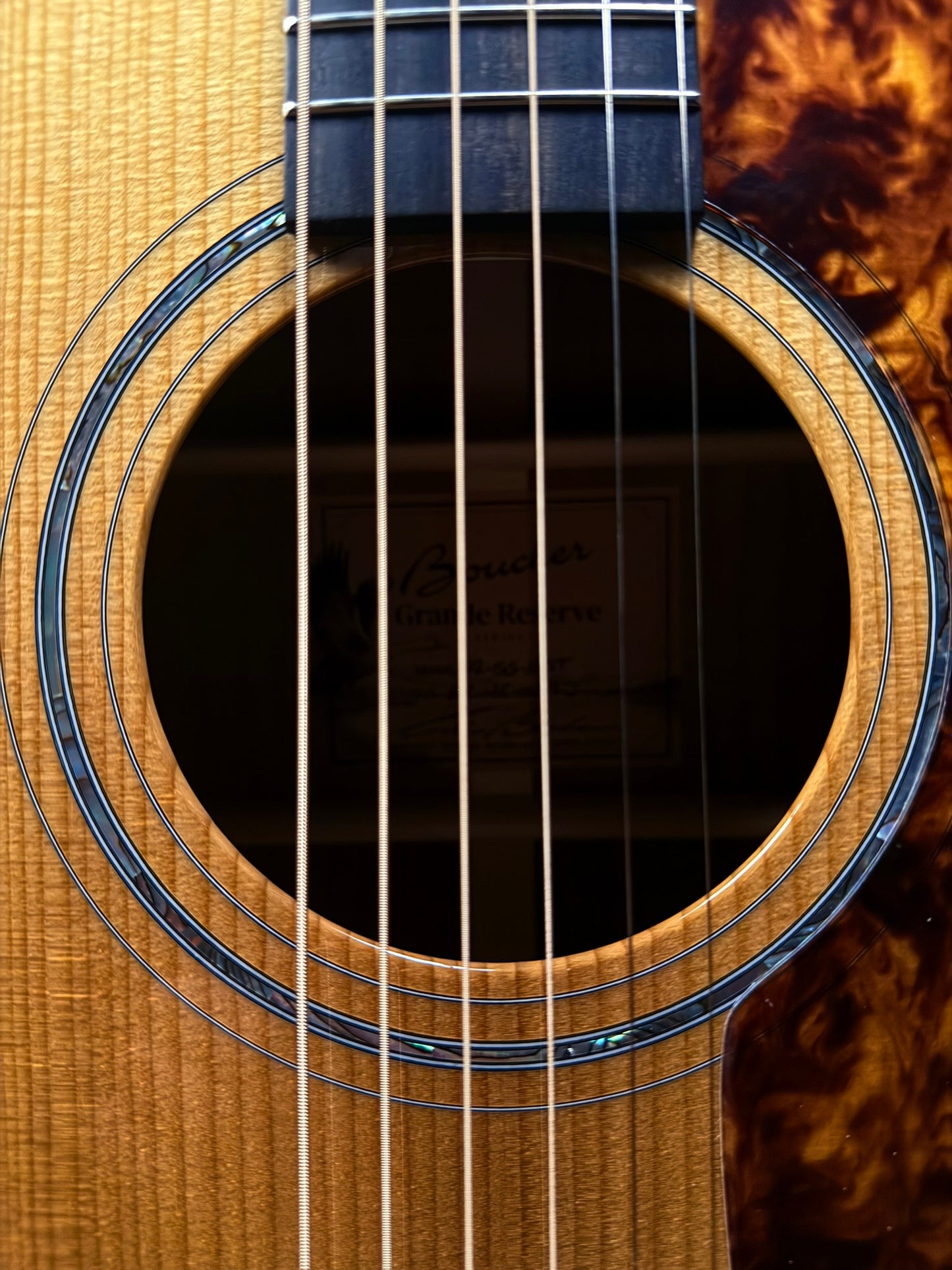 Boucher Grand Reserve Studio Goose Jumbo GR-SG-163T Torrefied Adirondack/Torrefied 5A Flamed Maple!