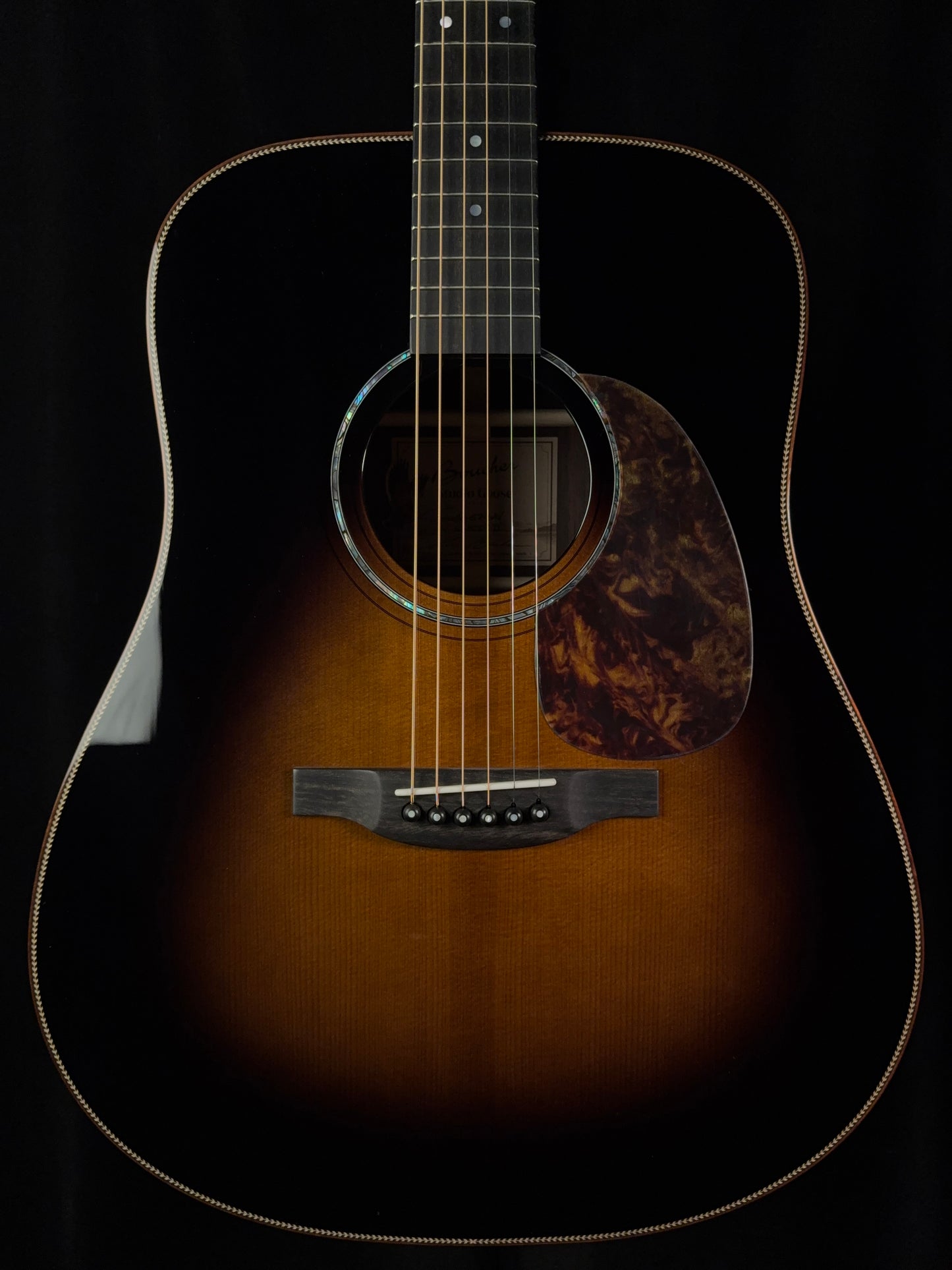 Boucher SG-52-BMV Dreadnought Sunburst Torrefied Adirondack/Indian Rosewood