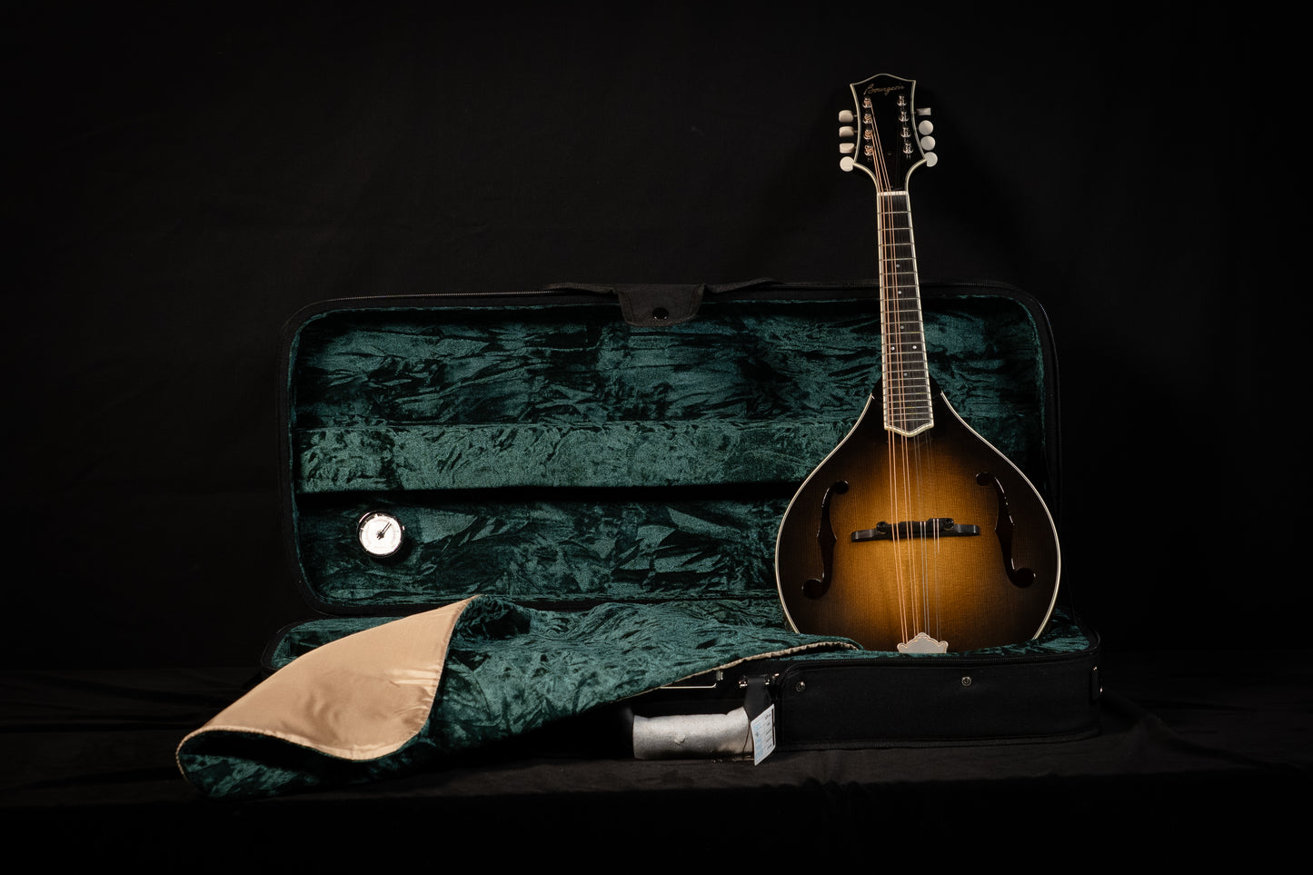Bourgeios M5A-SB A-Style Mandolin All Torrified Adirondack/Flame Maple