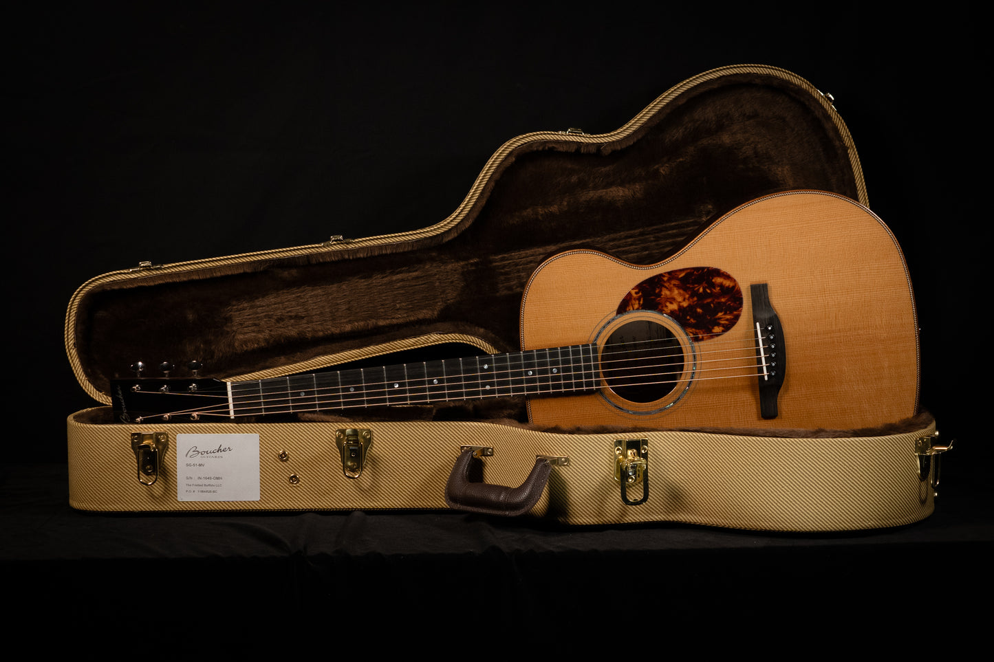 Boucher SG-51-MV Torrefied Adirondack/East Indian Rosewood-Replacement Arriving Soon!