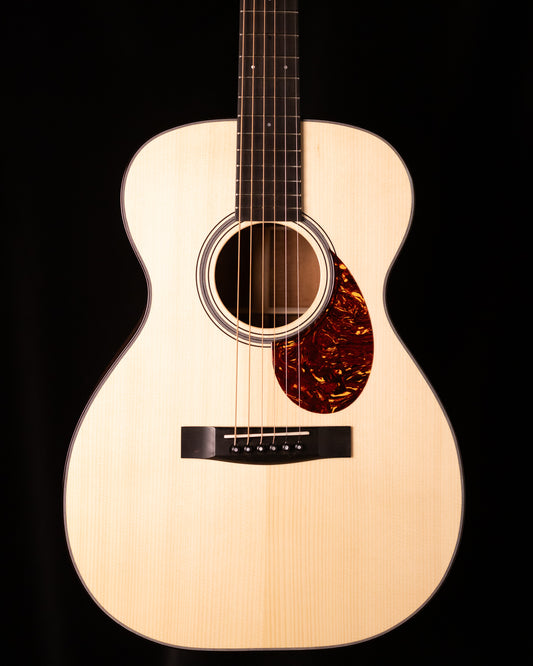 Huss & Dalton T-00 14 Custom Carpathian Spruce/ Striped Koa
