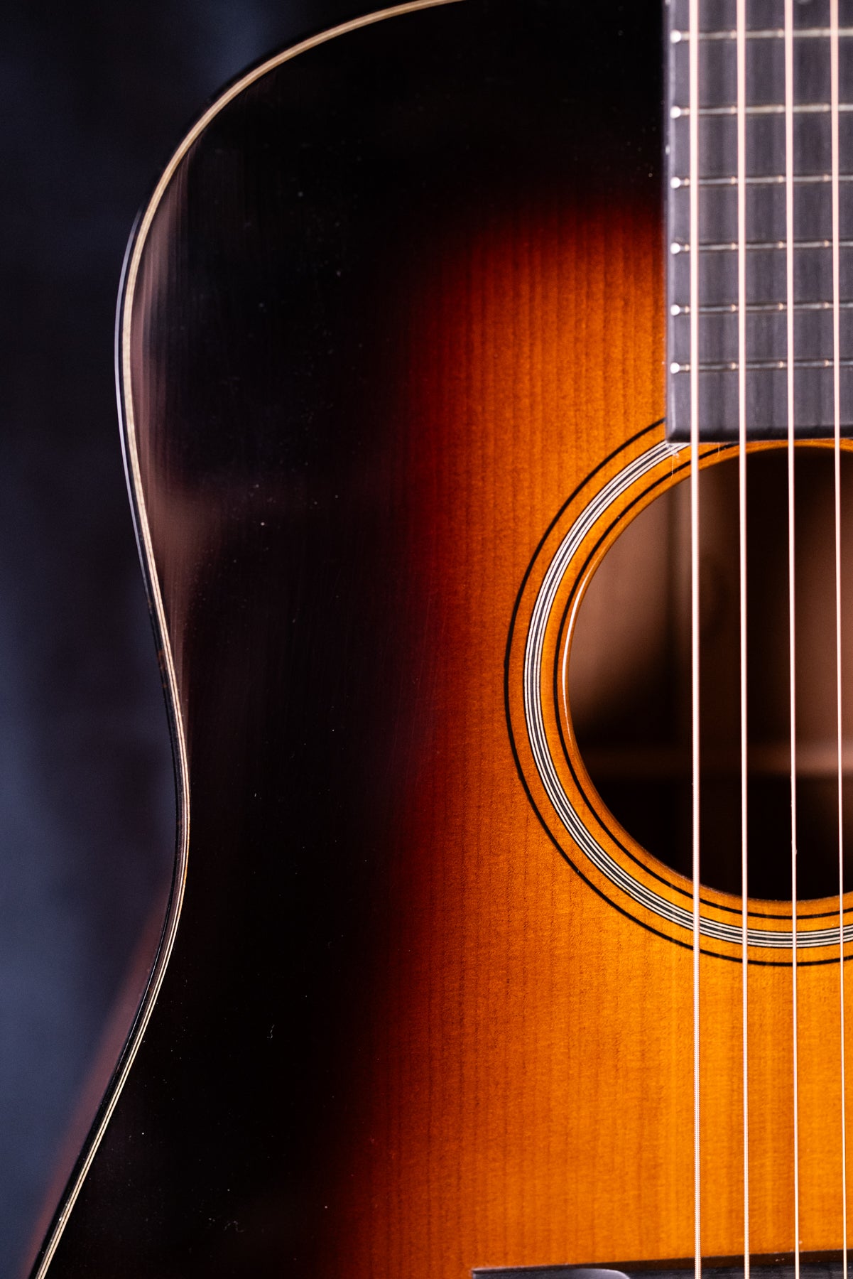 Used 2018 Martin D-18 Custom Shop Sunburst Adirondack/Sinker Mahogany