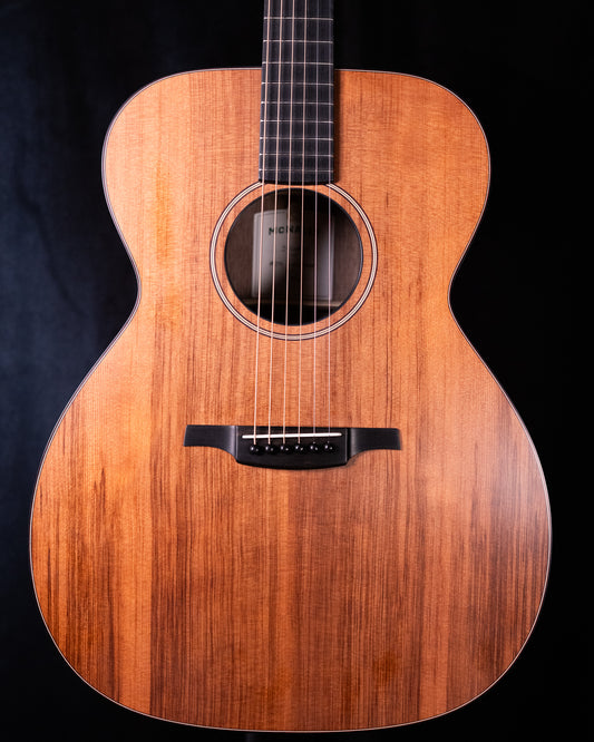 McNally J Custom Jumbo Redwood Soundboard / Walnut Back & Sides with Manzer Wedge