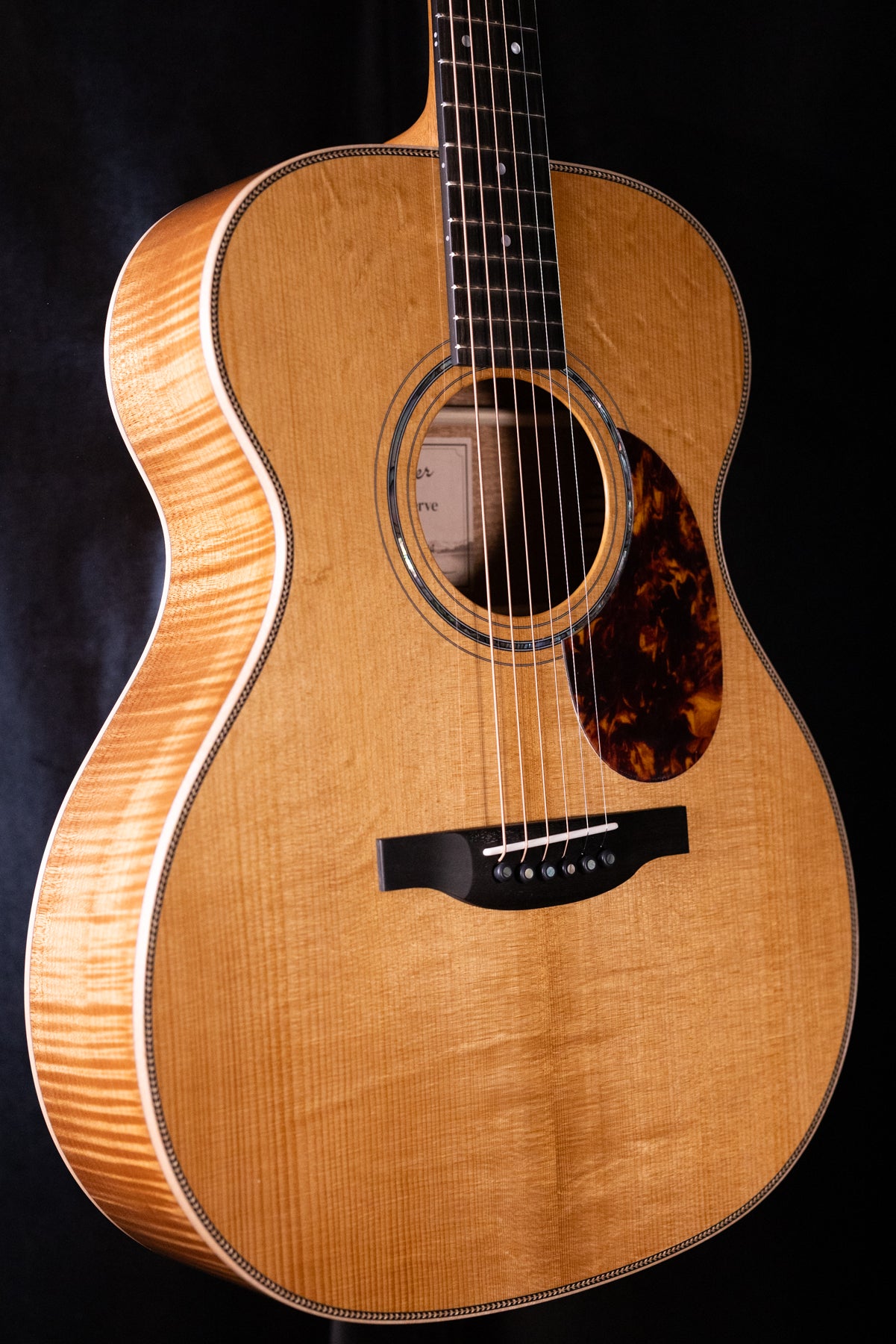 Boucher Grand Reserve OM Studio Goose GR-SG-161T Torrefied Adirondack / Torrefied 5A Flamed Maple!