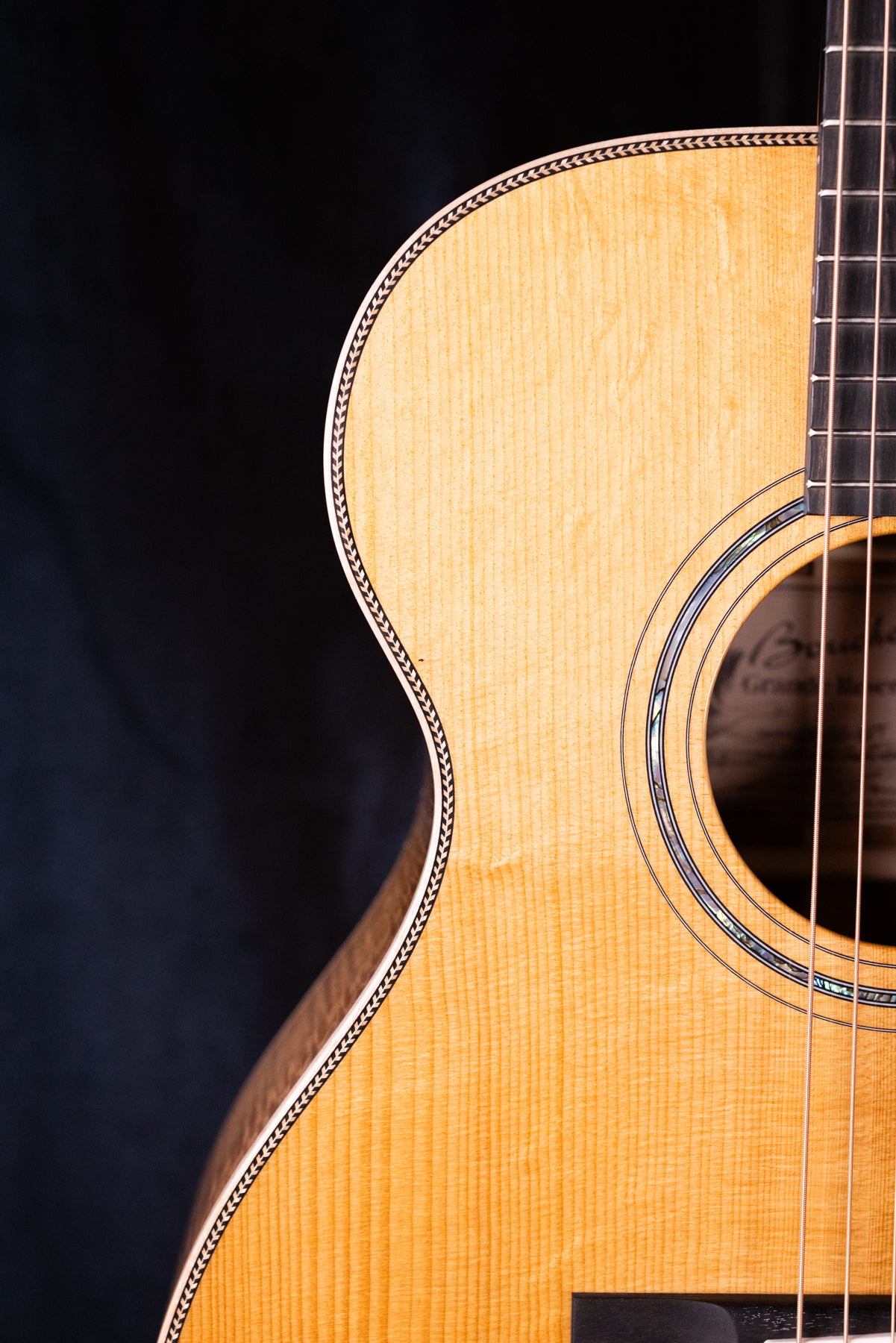 Boucher Grand Reserve OM Studio Goose GR-SG-161T Torrefied Adirondack / Torrefied 5A Flamed Maple!