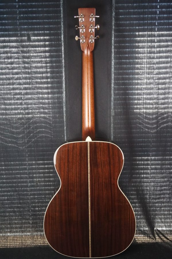 Bourgeois OM Touchstone Vintage /TS w/Sitka Spruce Top & Indian Rosewood Back / Sides - Back