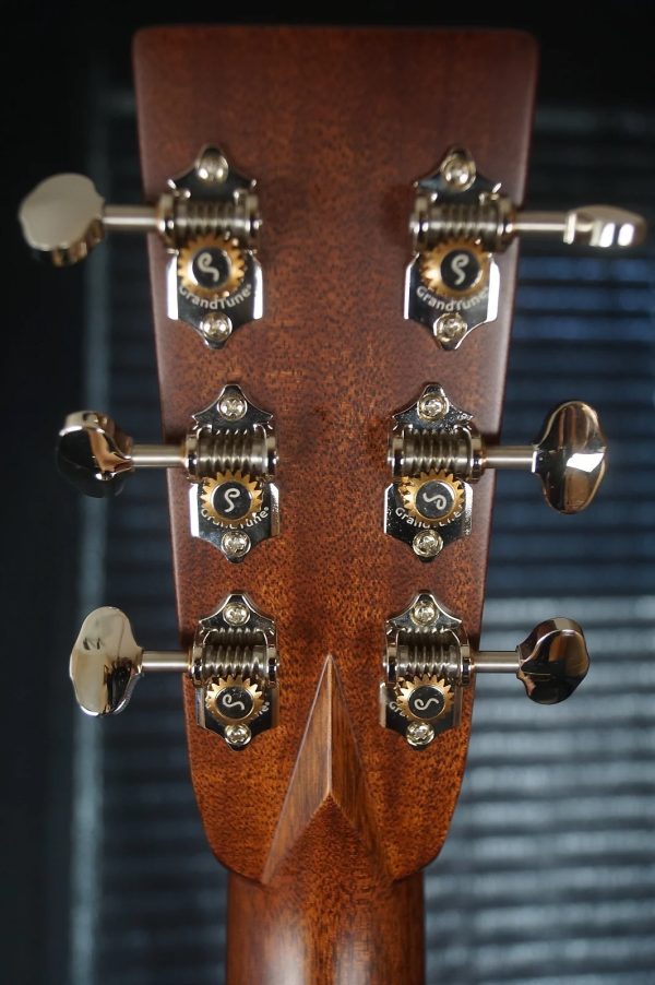 Bourgeois OM Touchstone Vintage /TS w/Sitka Spruce Top & Indian Rosewood Back / Sides - Head Back