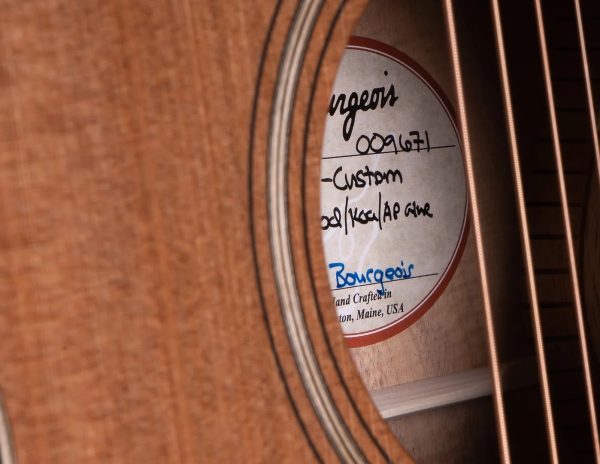 Brand New Bourgeois OO Custom Redwood / Master Grade Koa - Authentication