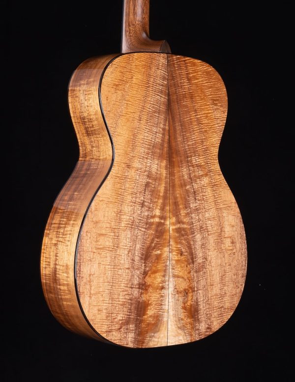 Brand New Bourgeois OO Custom Redwood / Master Grade Koa - Back Angle 2