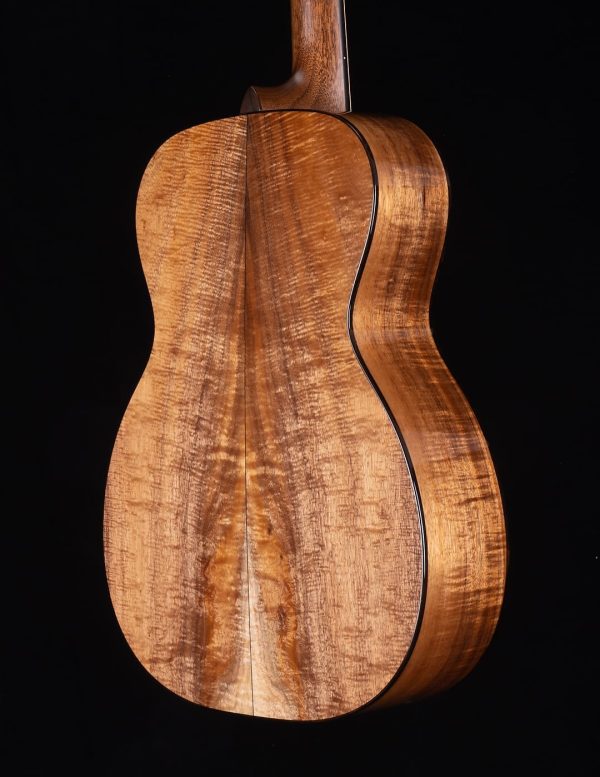 Brand New Bourgeois OO Custom Redwood / Master Grade Koa - Back Angle