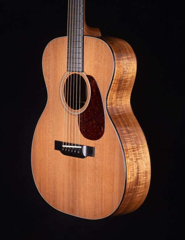 Brand New Bourgeois OO Custom Redwood / Master Grade Koa - Front Angle 2