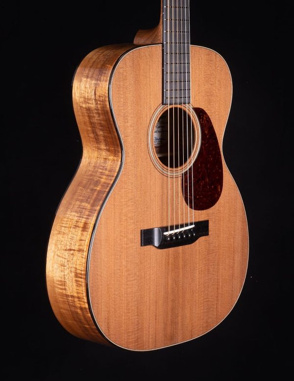 Brand New Bourgeois OO Custom Redwood / Master Grade Koa - Front Angle